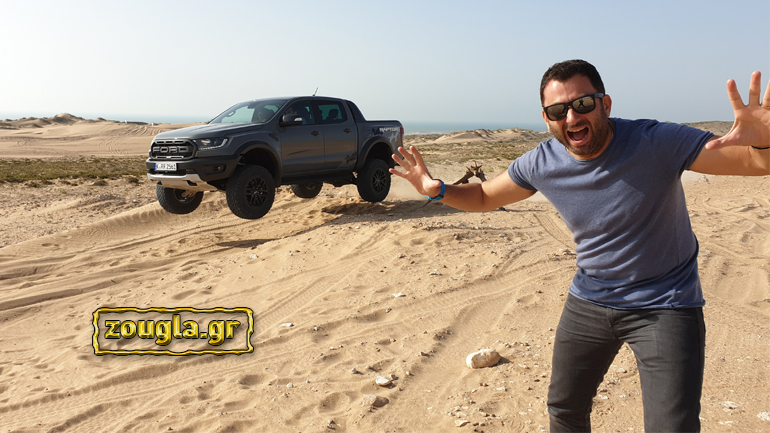 Το video με το ιπτάμενο Ford Ranger Raptor και δίπλα στον… ατλαντικό ωκεανό